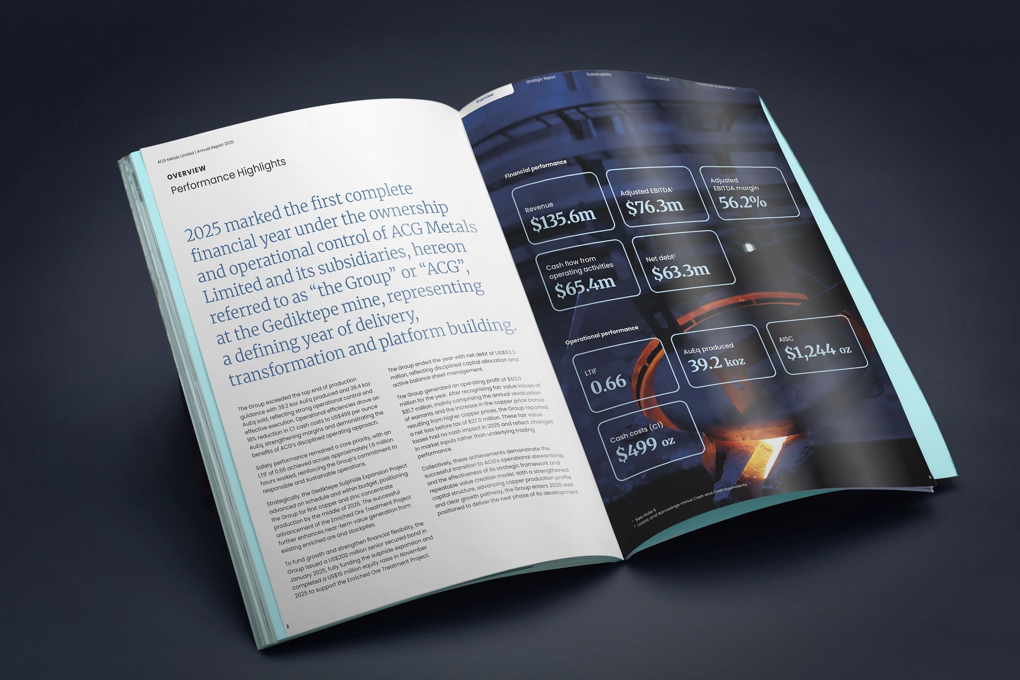 Helping ACG Metals with corporate reporting in a transitional year