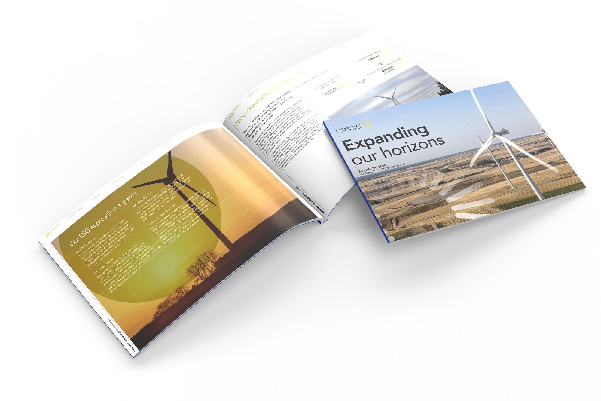 Two dynamic new ESG Reports for Greencoat Schroders